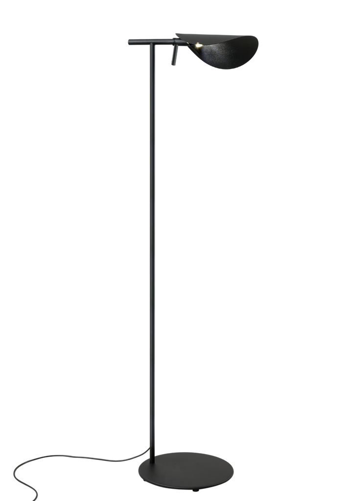 Magnolia P Lampara de Pie Metalica Di.40cm H.14cm E14 Negro