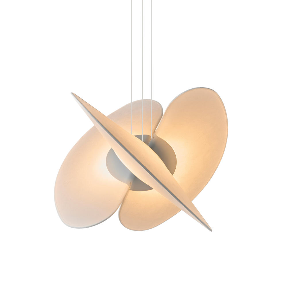 Icanti-S Colgante Di.60xh.150cm Led 24W 3000K DIM  Blanco