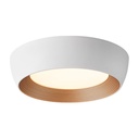 Boquero L Plafon Circular Ranurizado Di.60xh.12Cm Led 32W 3000K Dimerizable Blanco interior Dorado