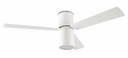 Formentera Ventilador Blanco 3P Blanco/Gris Cristal Satin 23W E27 C/Control Remoto