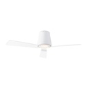 Garbi Ventilador Blanco 3P Acrilico Transparente Led 18,8W 3000K C/Control Remoto