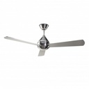 Tupai Ventilador Plata 3P Reversibles Madera Oscura/Gris C/Control Remoto