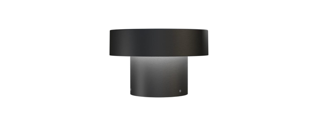 Llao R Mini Baliza Led 13W 3000K CRI90 IP65 H.90cm Gris Grafito 