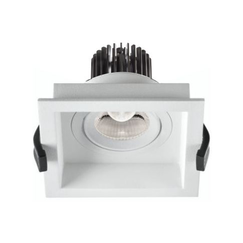 Fedro Small C Recedido Embutido 7W 3000K 28º IP20 Dim TRIAC Blanco Texturado