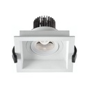 Fedro Small C Recedido Embutido 7W 3000K 28º IP20 Dim TRIAC Blanco Texturado