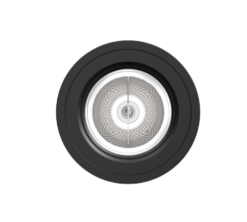 Aster-R 2.0 Embutido Antideslumbrante Negro AR111 GU10 IP20 Negro Mate