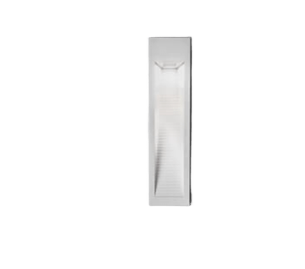 Aleo Vertical Embutido Pared Exterior Led 6W 3000K 70x97º IP65 220V Blanco Texturado