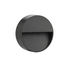 Aleo R Aplique Pared Exterior Led 4W 3000K 165x37º IP65 Dim TRIAC Gris Grafito