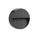 Aleo R Aplique Pared Exterior Led 4W 3000K 165x37º IP65 Dim TRIAC Gris Grafito