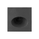 Lalu E C Ovalada Embutido Pared Exterior Led 2,4W 3000K 26º IP65 220V Gris Grafito