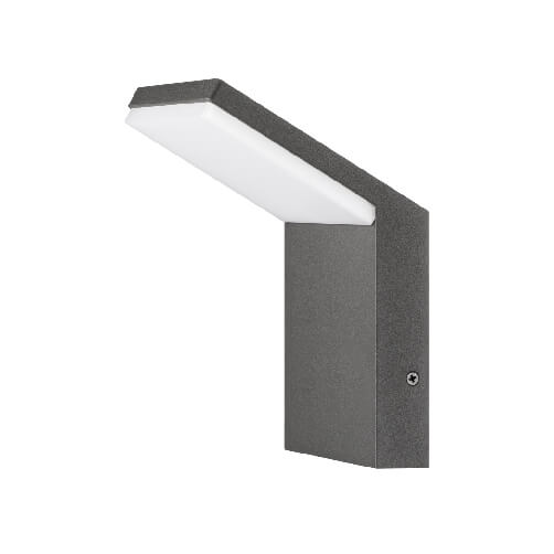 Nile Aplique Pared Exterior Led 9W 3000K IP54 Gris Grafito