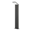 Nile Baliza Piso Exterior Led 9W 3000K IP54 Gris Grafito