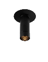Cavia Corta Plafon Aluminio h.16Cm Gu10 7W Negro Semimate