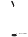 Cavia Lampara De Pie Pantalla Aluminio h150Cm Negro Semimate