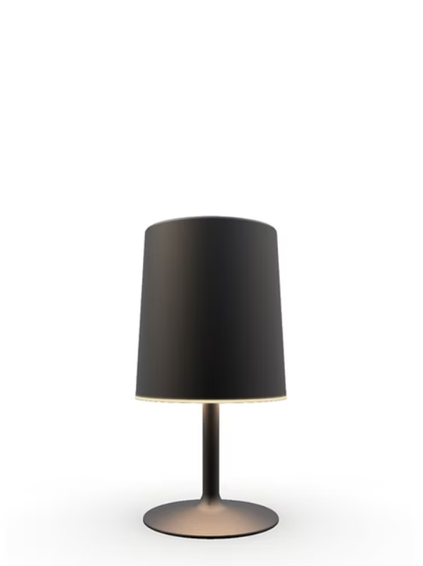 Hi Hat Velador Pantalla Metal Di.22Cm E27 36W H.30Cm Negro Microtexturado