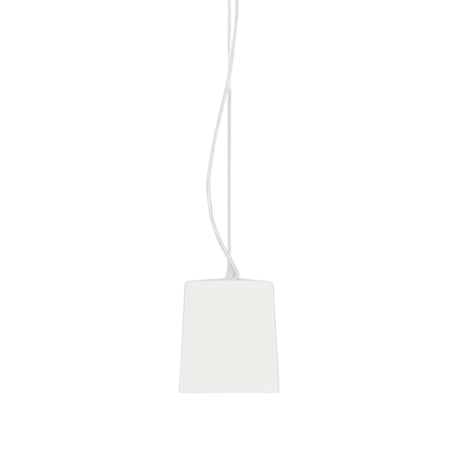 Hi Hat Colgante Pantalla Chica Traslucida Di.20Xh.22Cm E27 36W Blanco Opalino