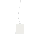 Hi Hat Colgante Pantalla Chica Traslucida Di.20Xh.22Cm E27 36W Blanco Opalino