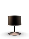 Hi Hat Lampara De Mesa Pant.Mediana Di.40xh.40Cm E27 60W Negro Microtexturado