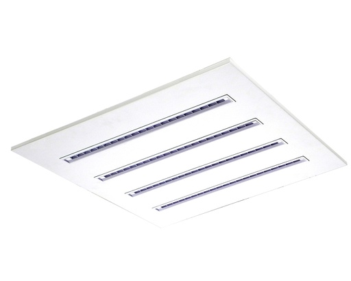 [MGV034.BL.036] Megavide Embutido Opticas C/ 4 Rajas Led 32w 3000k 1200x300mm Blanco