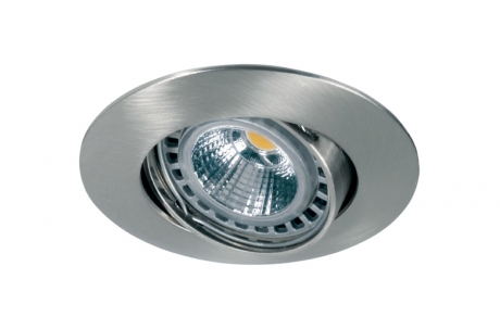 [306GU.NM] Ser Embuido Movil Redondo Gu10 Par16 Ø94mm Aluminio Niquel Mate