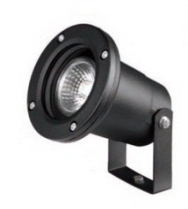 [EP008.NT] Ras Spot Exterior Gu10 Par16 C/Soporte Negro