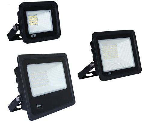 [PRL763.NT.077] Flat Proyector Exterior Led 100w 4000k Ip65 Negro