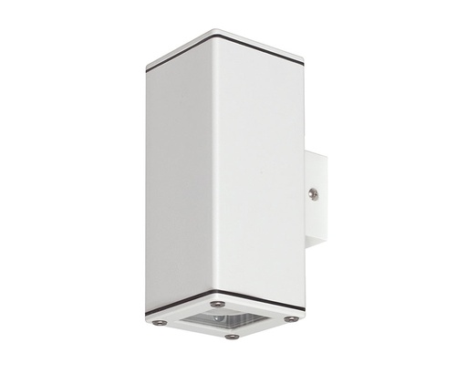 [PR607G.BT] Wing I Aplique de Pared Exterior Bidireccional 2xGu10 Par16 Blanco