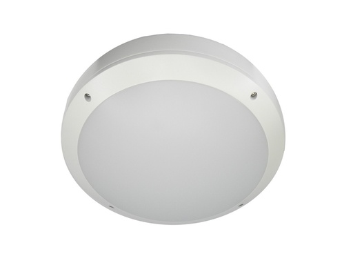 [T400LE.BT.036] Inoxa Aplique de Pared Exterior Led 20w 3000k Ø335 Blanco