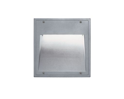 [PLX023.GR.036] Muro IV Aplique de Pared Exterior Luz Indirecta Led 9w 3000k Gris
