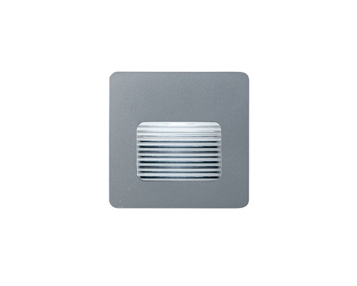 [2079.GR.036] Gym Embutido de Pared Exterior Led 1w 3000k Gris