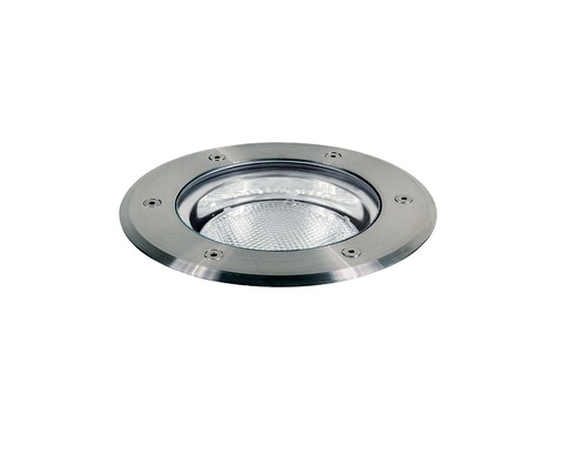 [EP025D.AC] Icon Embutido C/Movimiento de Piso Exterior Gu10 Par16 Acero Inoxidable