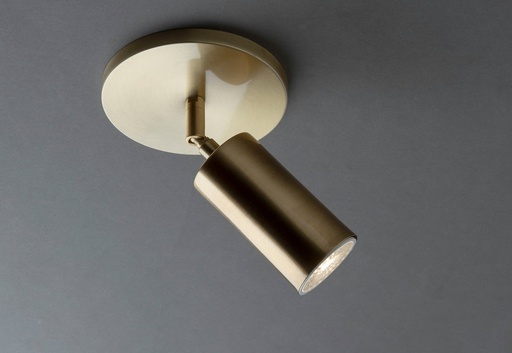 [BIS NAKED SPOT BR] Bis Naked Spot Movil c/Base c/Lamp Led GU10 7W Bronce Viejo