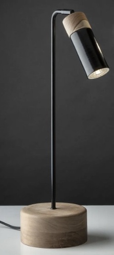 [BIS MESA NG] Bis Lampara de Mesa H.55cm c/Lampara Led GU10 7W Negro