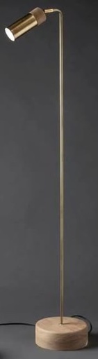 [BIS PIE BR] Bis Lampara de Pie H.130cm c/Lampara Led GU10 7W Bronce Viejo