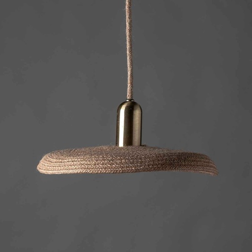 [SPIN CONCEPT YUTE] Spin Concept Colgante Yute Di.30cm c/Lamp Led G9 3,5W