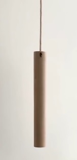 [TUBO SMALL COLG] Tubo Small Colgante H.30cm c/Lamp Halopin 3,5W