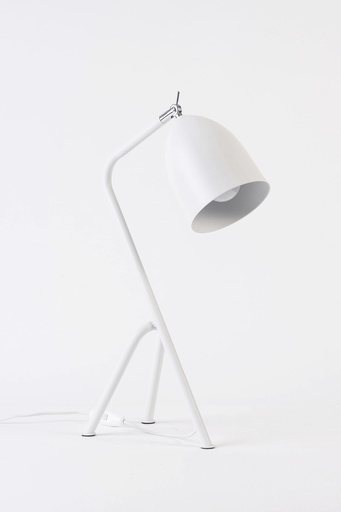 [OLIVIA M BL] Olivia M Lampara de Mesa Mini Tripode 1L E27 Blanco Mate