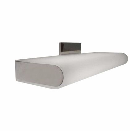 [843.L05] Duke Aplique Cristal Satinado 40cm  Led 12,6W 3000K Cromo