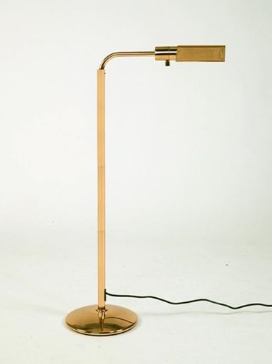 [603006] Face Lampara de Pie Regulable Pantalla Metalica E27 Bronce Satinado