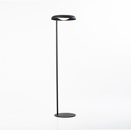 [GP5N] Gota 58 de Pie Aluminio Di.58x175Cm Led 2xG9 6W 2700K Negro Mate