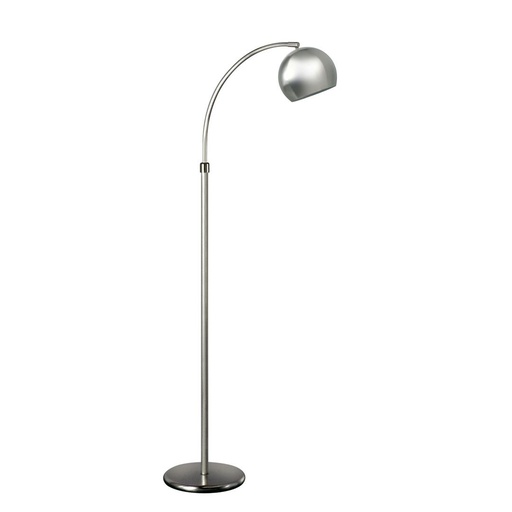 [ARCO P METALICA.PL ] Arco Lampara de Pie Pantalla Metalica Di.22cm H.147cm E27 Platil