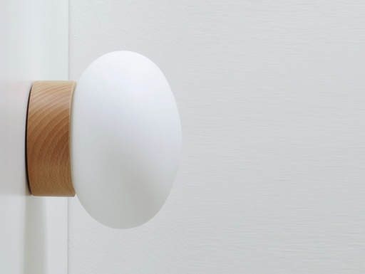 [MOSCU AV20 CD] Moscu AV20 Plafon/Aplique Madera Cedro E27 Led Di.20xh17cm