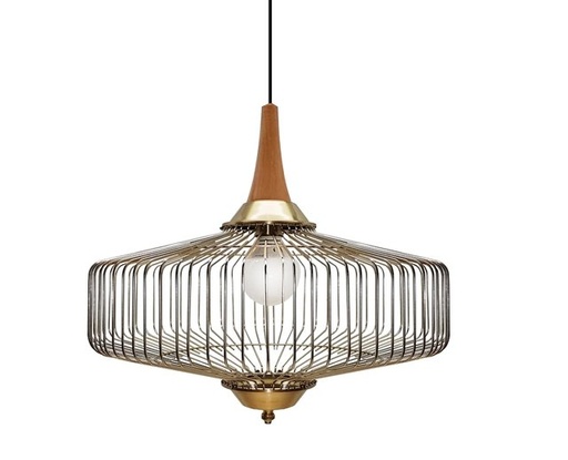 [ALHAMBRA.BR] Alhambra Colgante Di.55cm 1L E27 Bronce