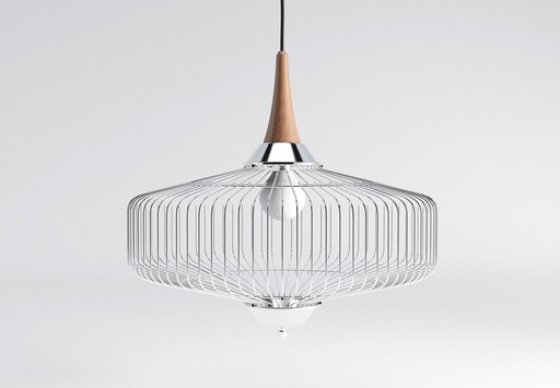 [ALHAMBRA.CR] Alhambra Colgante Di.55cm 1L E27 Cromo