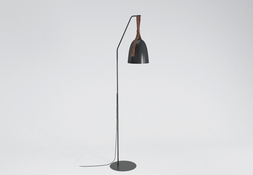 [VIKING PIE.NG] Viking Lampara de Pie Di.25cm 1L E27 Negro