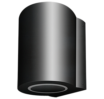 [2147.13] Tondo Aplique Bidireccional Led 2XAR111 GU10 h.220mm Negro Texturado