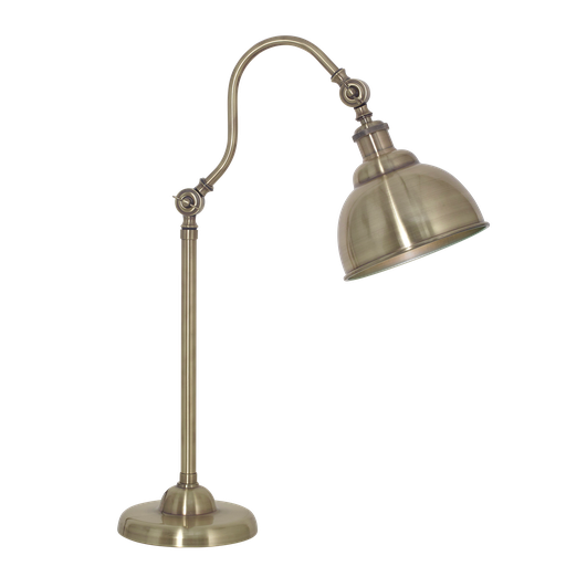 [DESK 18BCE] Desk Lampara de Escritorio Movil Pantalla Di.20cm h.60cm Bronce Viejo