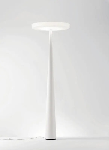 [PR-EQUILIBRE F33 OUTDOOR] Equilibre Lampara de Pie Exterior Led 33w 3000k IP54 h.200cm S/Base-Lastre Blanco