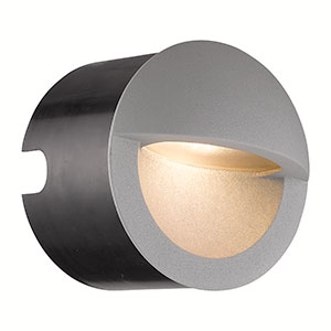 [EP30004 PT] Nino Emb. Exterior Led 3,8W 3000K IP54 Plata Texturado