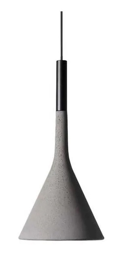 [Dafne] Dafne Colgante Cemento 1Luz Gu10 Interior Di.16cm 